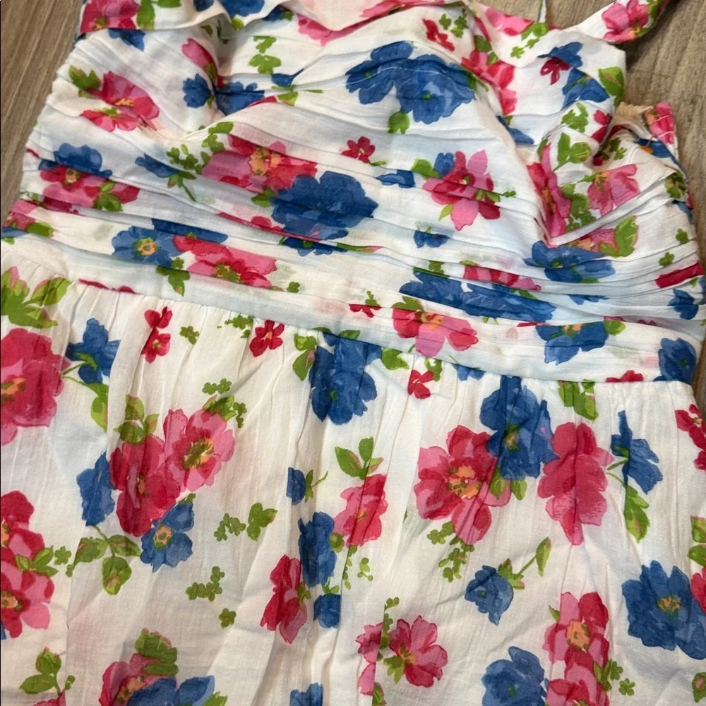 Abercrombie Kids Floral Tiered Dress White, Pink, Blue Dress Spring Summer 13/14